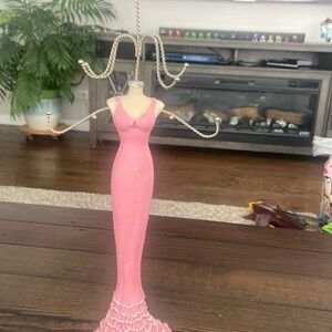 Dress Necklace , Fashion Jewelry Display Stand Necklace Jewelry Stand Holder